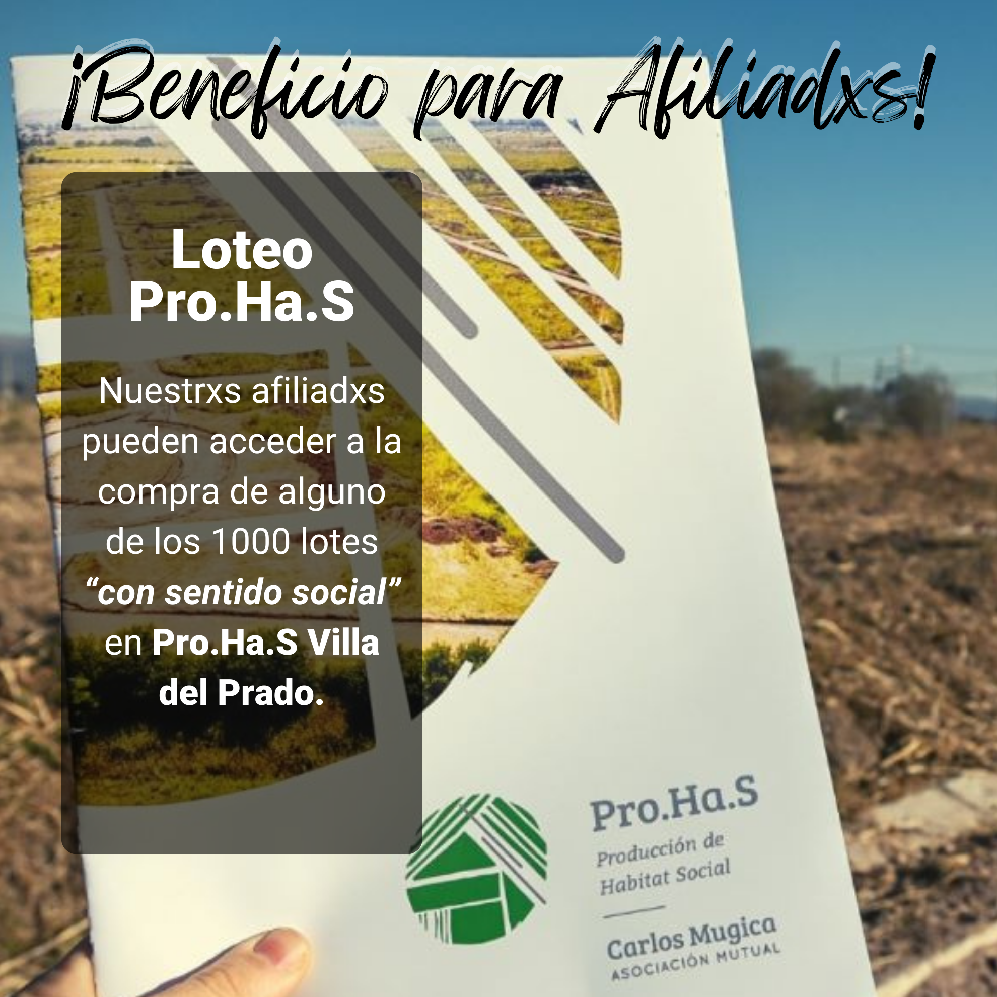 Loteo Pro.Ha.S – Villa del Prado