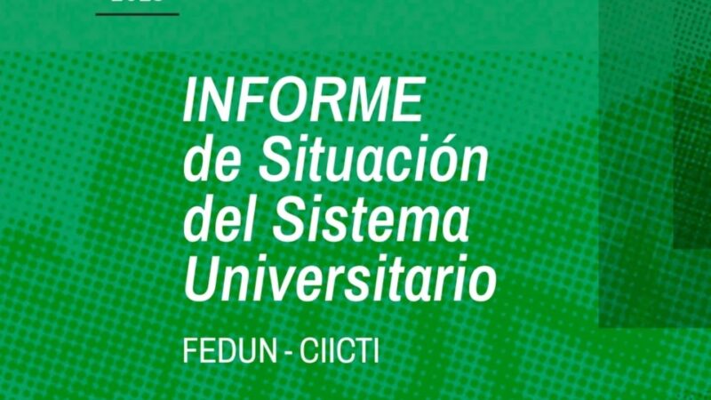 “El ajuste y desfinanciamiento avanzan” en el Cuarto informe CIICTI–FEDUN