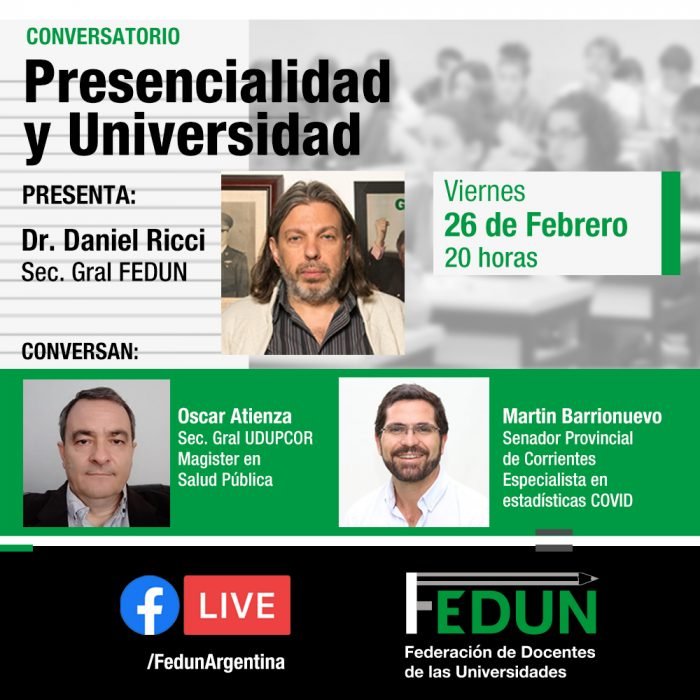 FEDUN | Conversatorio “Presencialidad y Universidad”