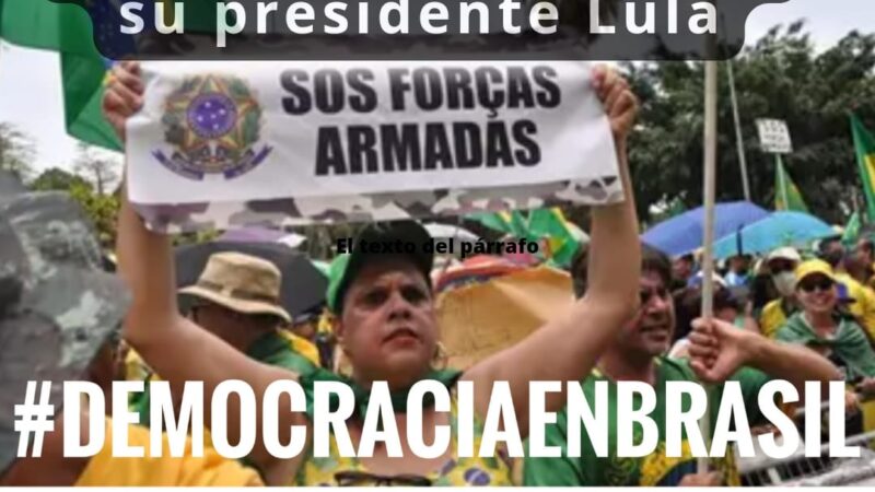 En defensa de la voluntad del pueblo brasileño