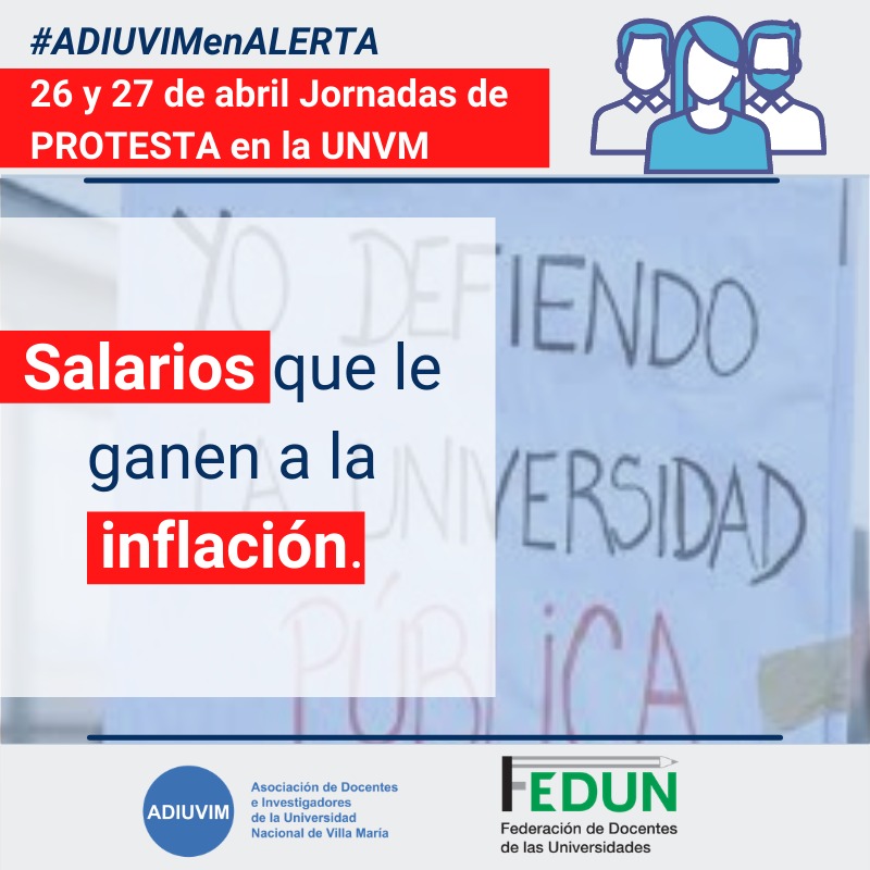 # ADIUVIM en ALERTA:         26 y 27 de abril Jornadas de PROTESTA