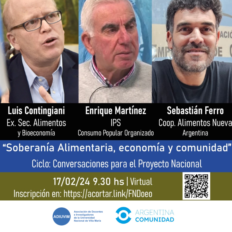 Ciclo “Conversaciones para el Proyecto Nacional”