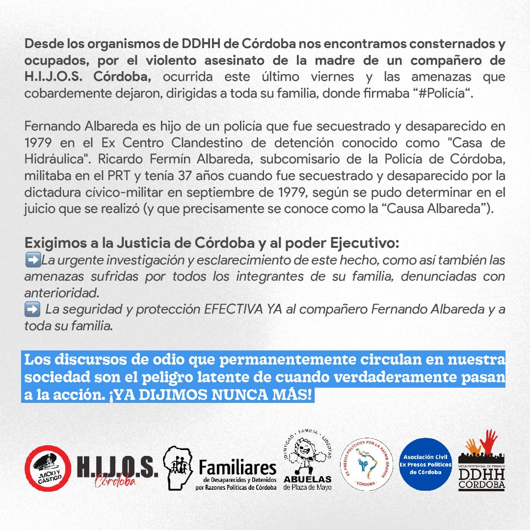 Las argentinas y los argentinos ya dijimos NUNCA MÁS