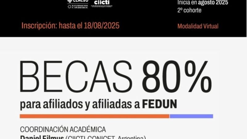 ADIUVIM y FEDUN te invitamos a sumarte a la Diplomatura Superior en Política y Gestión de la Ciencia y la Tecnología en Iberoamérica