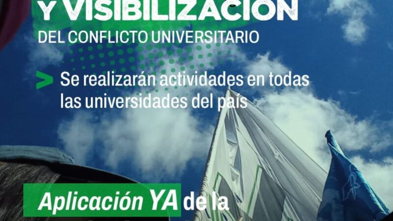 48 horas de protesta en todas las Universidades del país