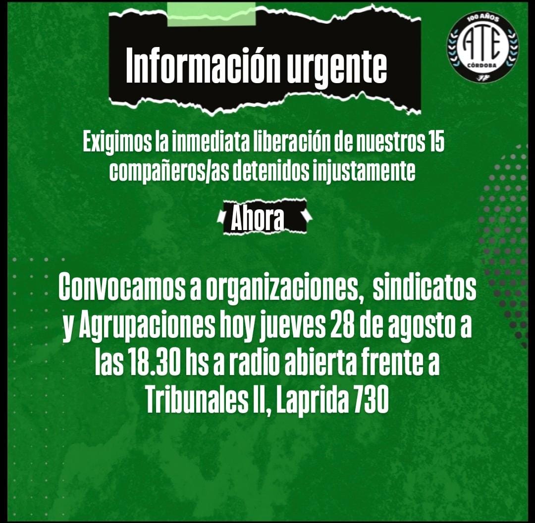 ¡No a la criminalización de la protesta!
