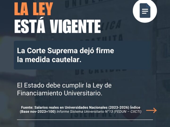 Nuevo Informe de CIICTI/FEDUN: exigimos el cumplimiento urgente de la ley