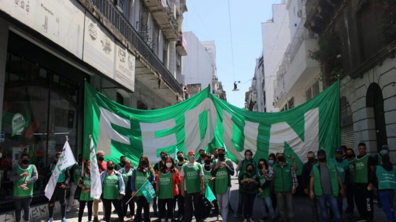 La FEDUN participó activamente de la marcha por el Día de la Lealtad Peronista