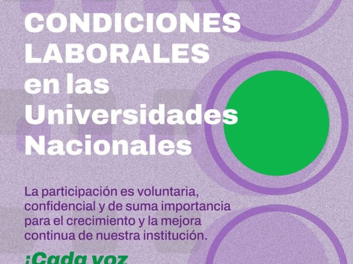 Sumá tu voz al relevamiento nacional sobre condiciones laborales